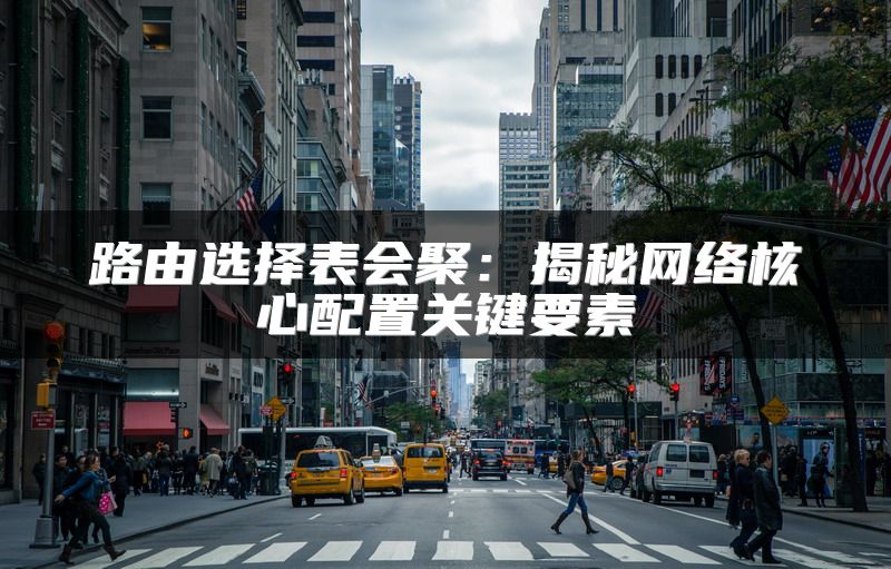 路由选择表会聚：揭秘网络核心配置关键要素