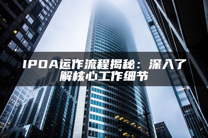 IPOA运作流程揭秘：深入了解核心工作细节