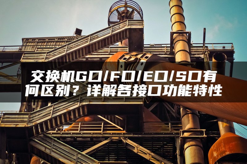 交换机G口/F口/E口/S口有何区别？详解各接口功能特性