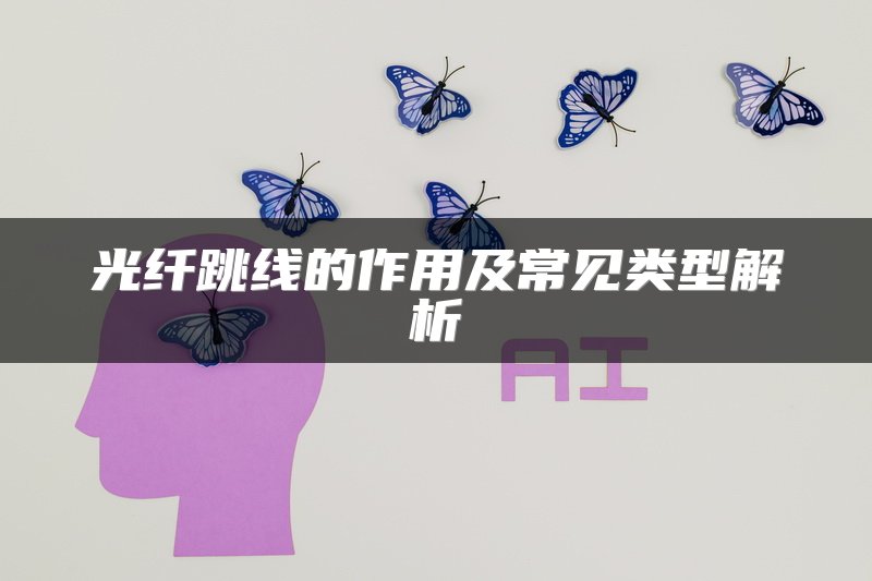 光纤跳线的作用及常见类型解析