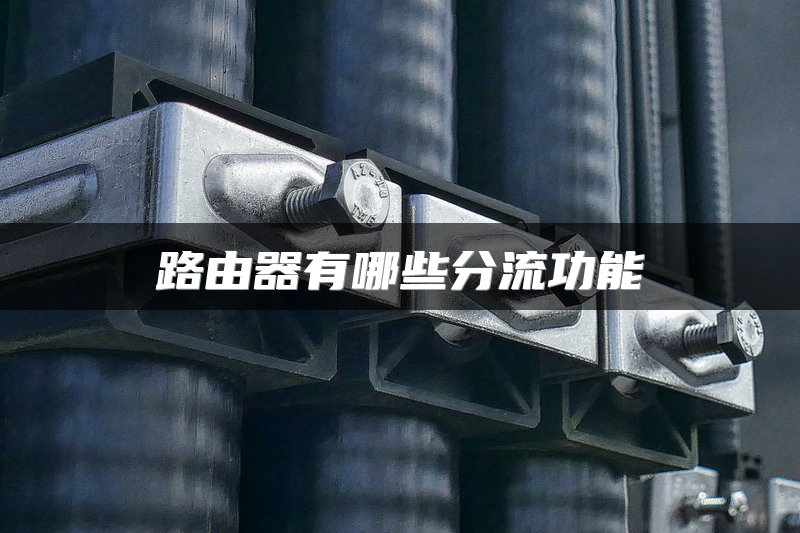 路由器有哪些分流功能