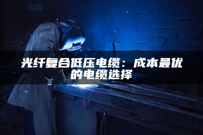 光纤复合低压电缆：成本最优的电缆选择