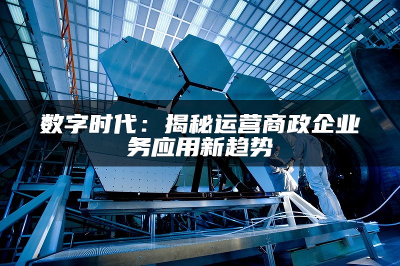 数字时代：揭秘运营商政企业务应用新趋势