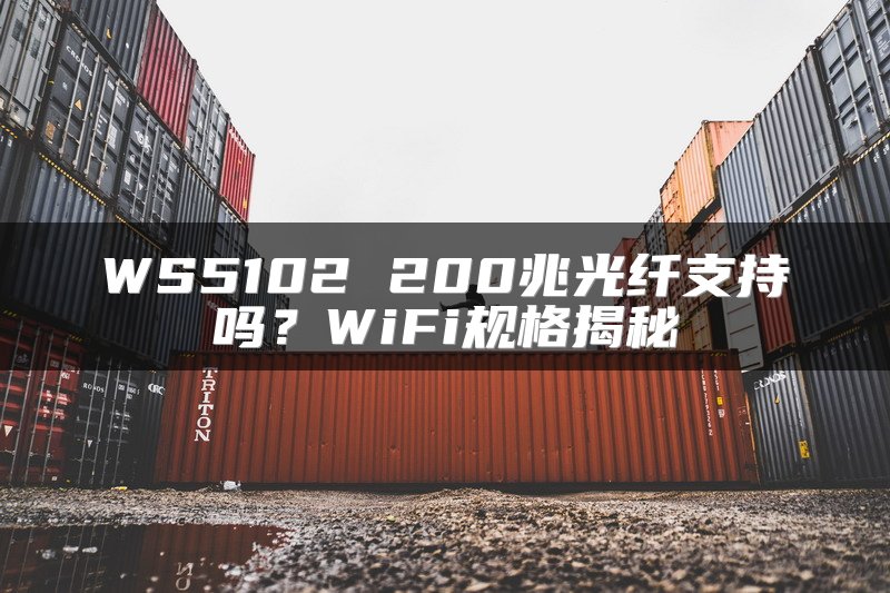 WS5102 200兆光纤支持吗？WiFi规格揭秘