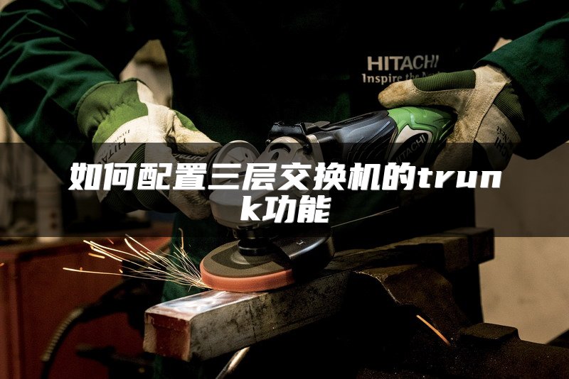 如何配置三层交换机的trunk功能