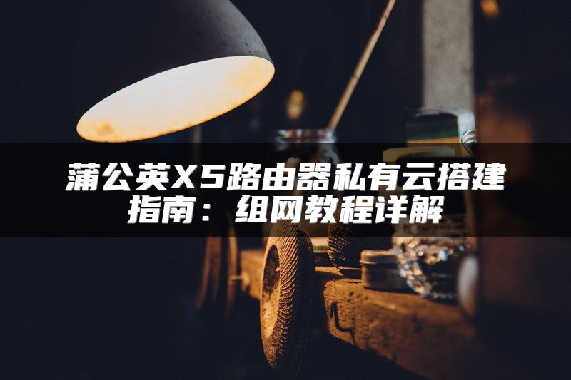 蒲公英X5路由器私有云搭建指南：组网教程详解