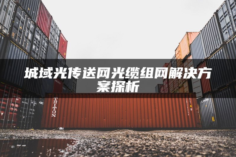 城域光传送网光缆组网解决方案探析