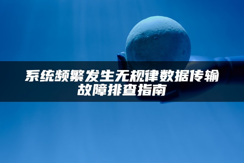 系统频繁发生无规律数据传输故障排查指南