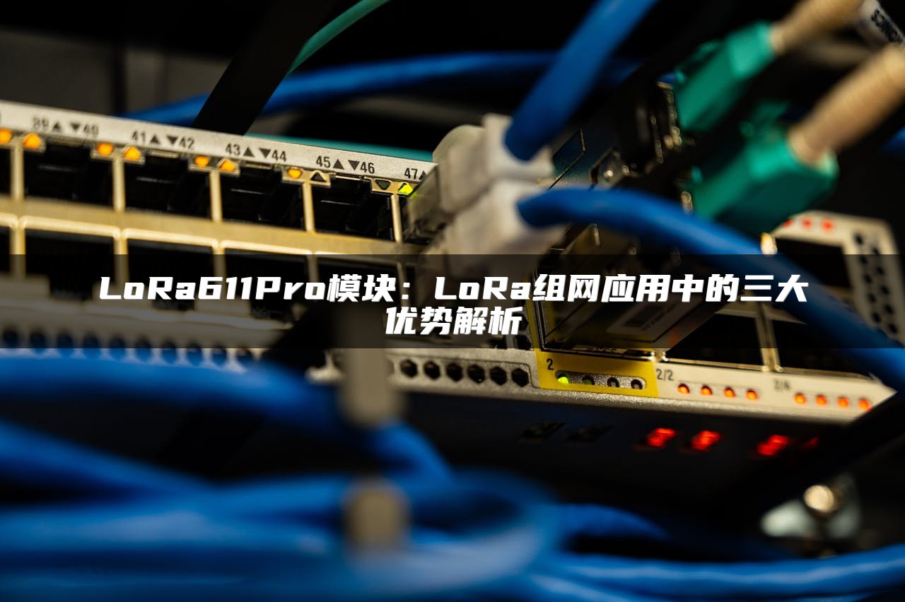 LoRa611Pro模块：LoRa组网应用中的三大优势解析