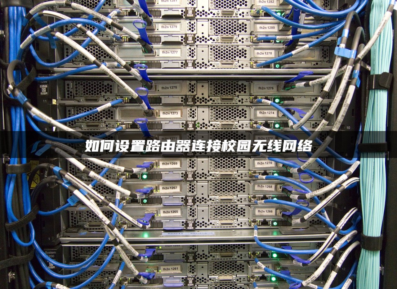如何设置路由器连接校园无线网络