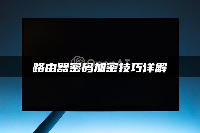 路由器密码加密技巧详解