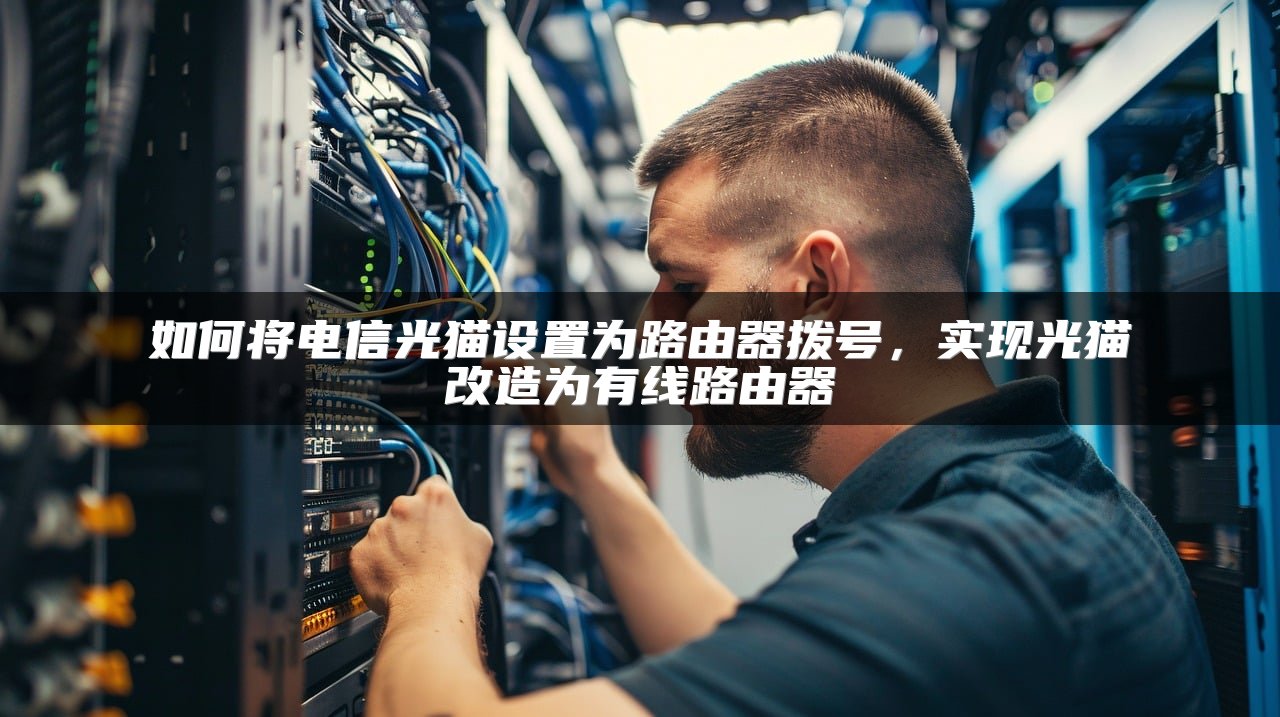 如何将电信光猫设置为路由器拨号，实现光猫改造为有线路由器