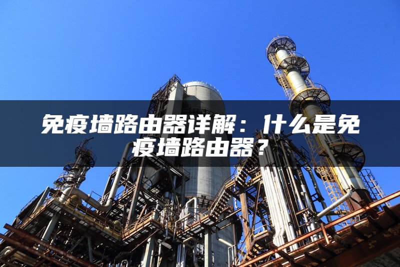 免疫墙路由器详解：什么是免疫墙路由器？