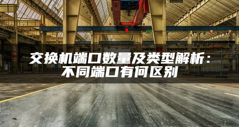 交换机端口数量及类型解析：不同端口有何区别