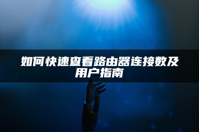 如何快速查看路由器连接数及用户指南