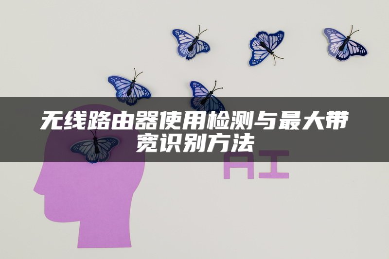 无线路由器使用检测与最大带宽识别方法