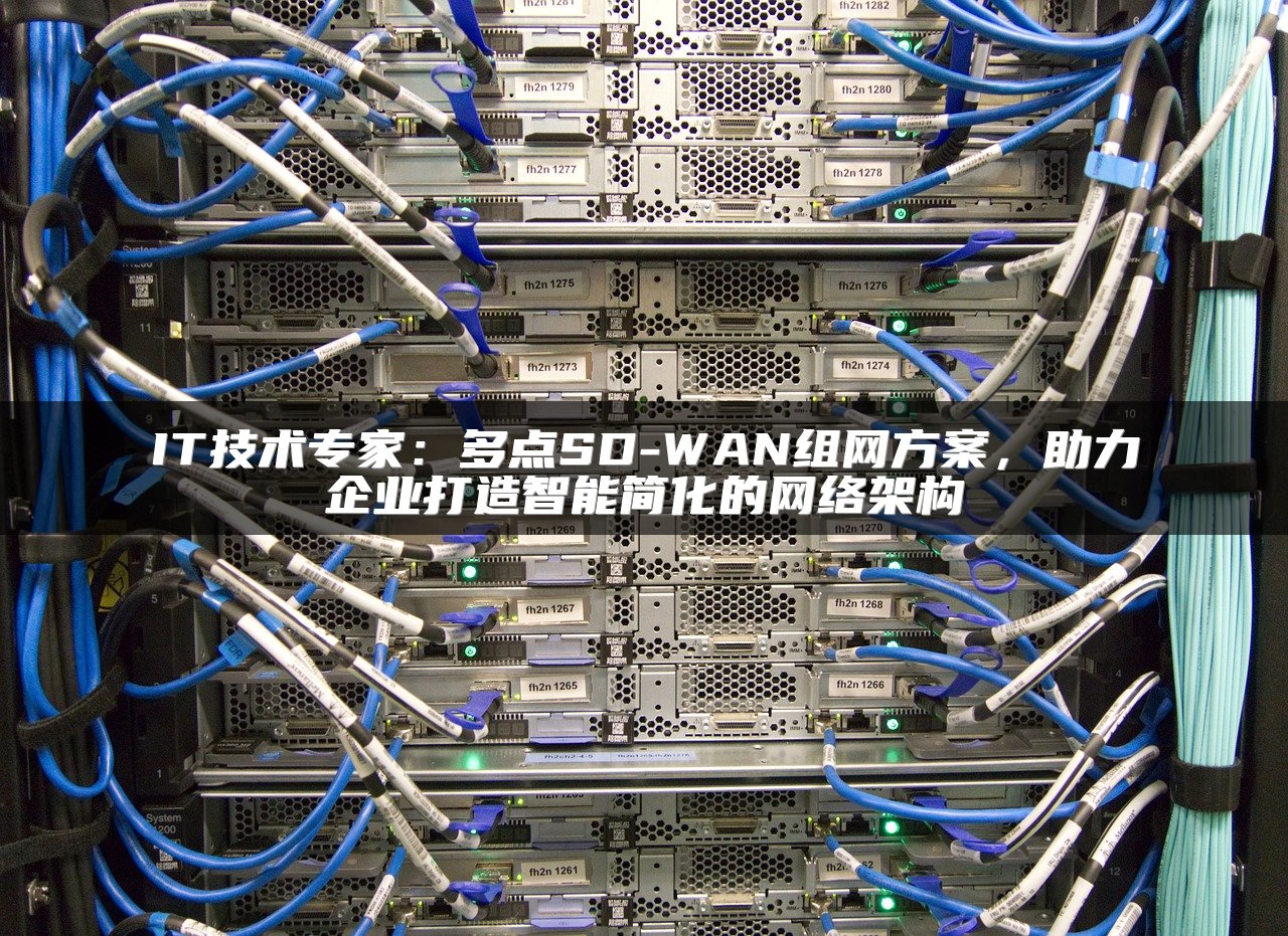 IT技术专家：多点SD-WAN组网方案，助力企业打造智能简化的网络架构