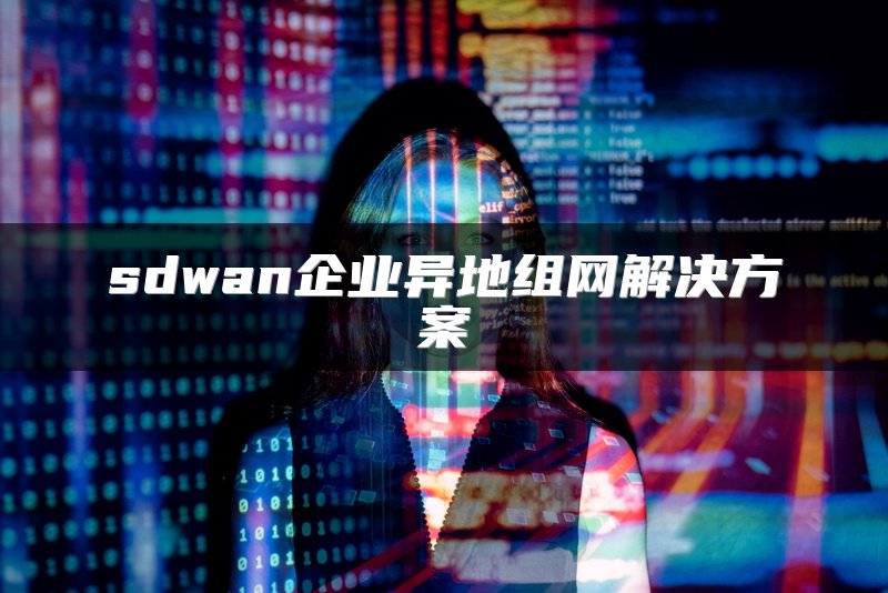 sdwan企业异地组网解决方案