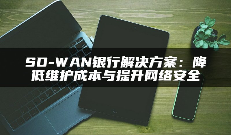 SD-WAN银行解决方案：降低维护成本与提升网络安全