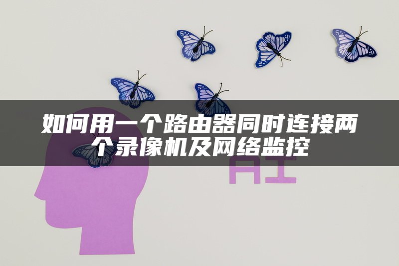 如何用一个路由器同时连接两个录像机及网络监控