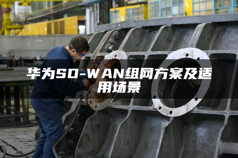 华为SD-WAN组网方案及适用场景