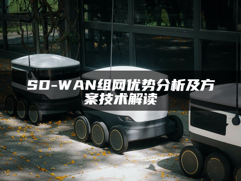SD-WAN组网优势分析及方案技术解读