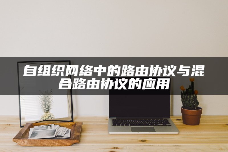 自组织网络中的路由协议与混合路由协议的应用