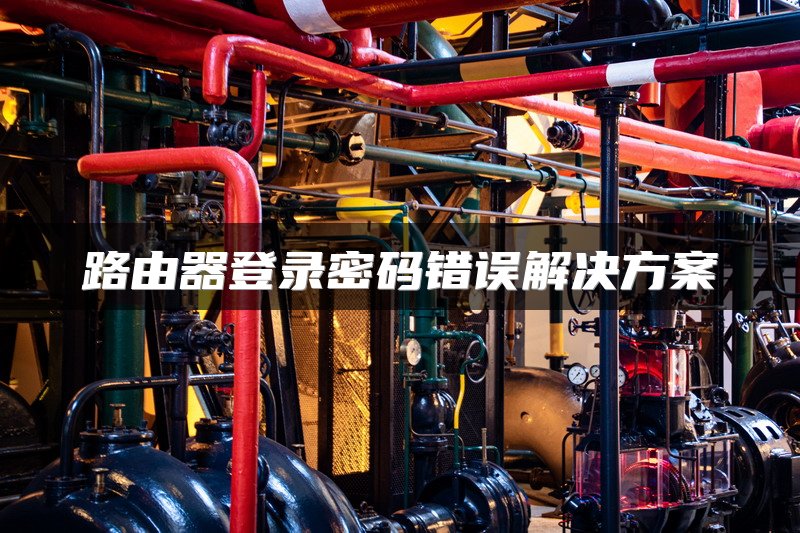 路由器登录密码错误解决方案