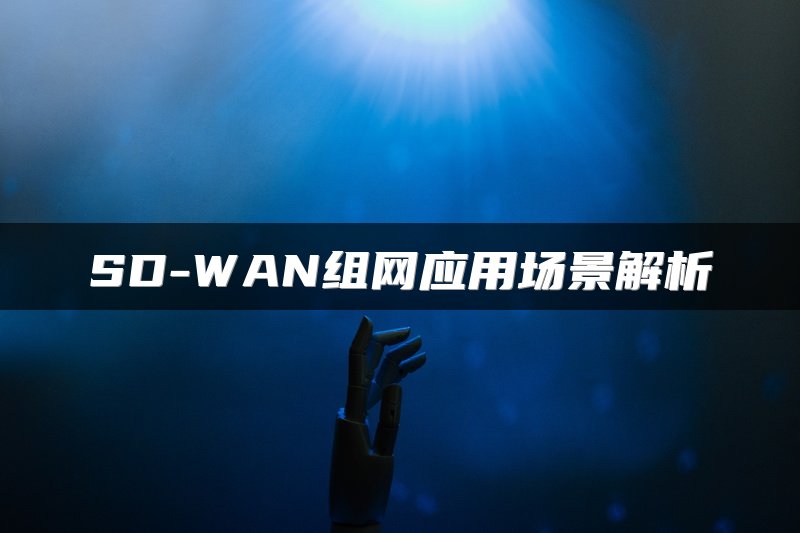 SD-WAN组网应用场景解析