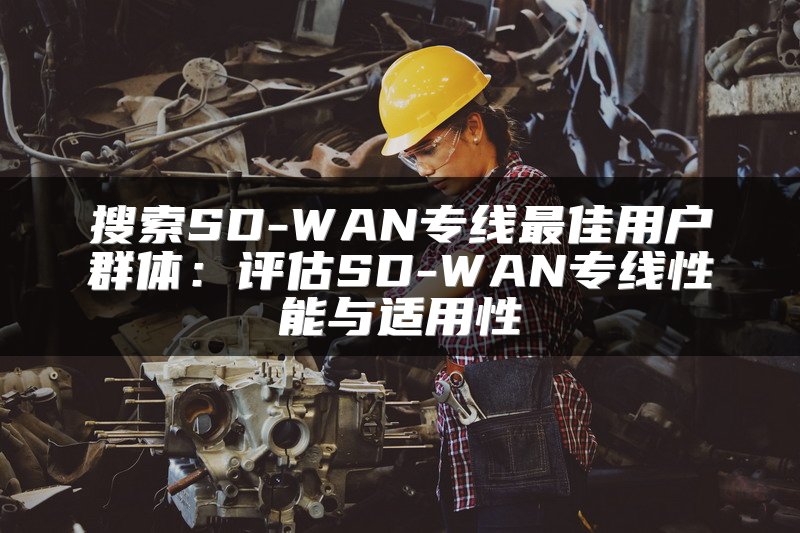 搜索SD-WAN专线最佳用户群体：评估SD-WAN专线性能与适用性