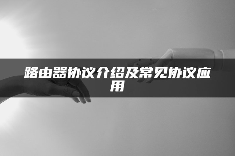 路由器协议介绍及常见协议应用