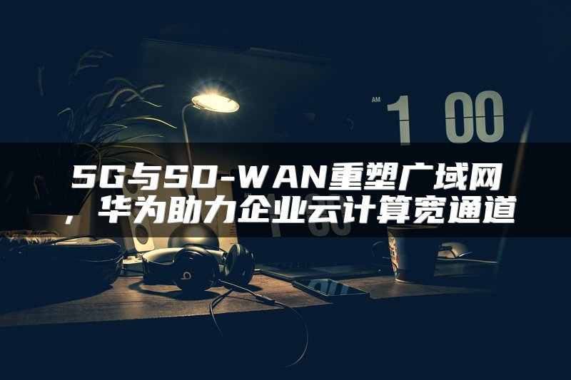 5G与SD-WAN重塑广域网，华为助力企业云计算宽通道