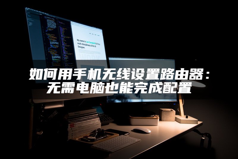 如何用手机无线设置路由器：无需电脑也能完成配置