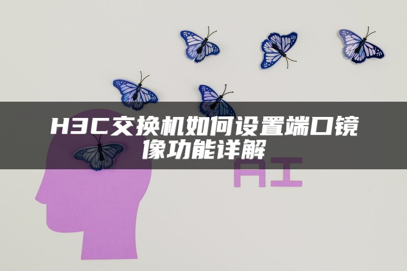 H3C交换机如何设置端口镜像功能详解