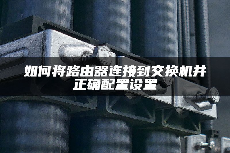 如何将路由器连接到交换机并正确配置设置
