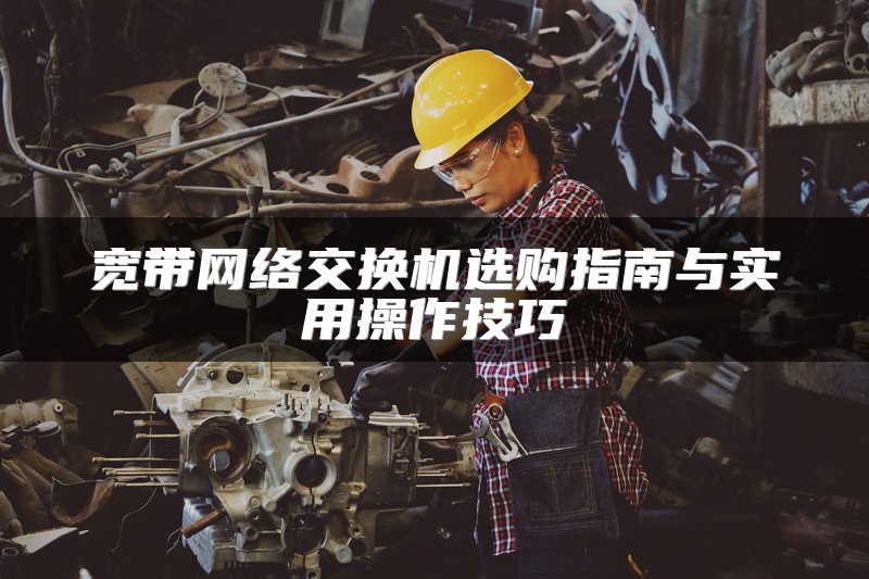 宽带网络交换机选购指南与实用操作技巧