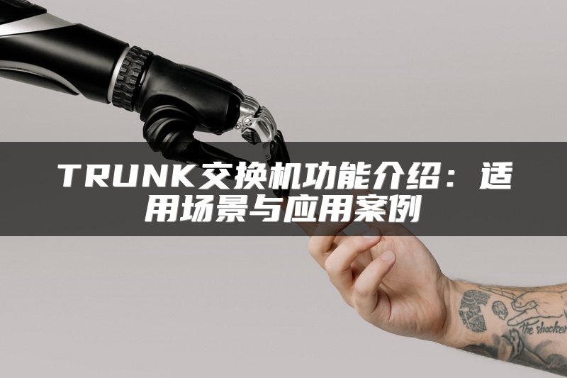 TRUNK交换机功能介绍：适用场景与应用案例