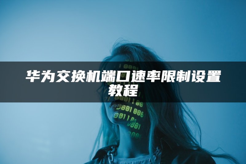 华为交换机端口速率限制设置教程