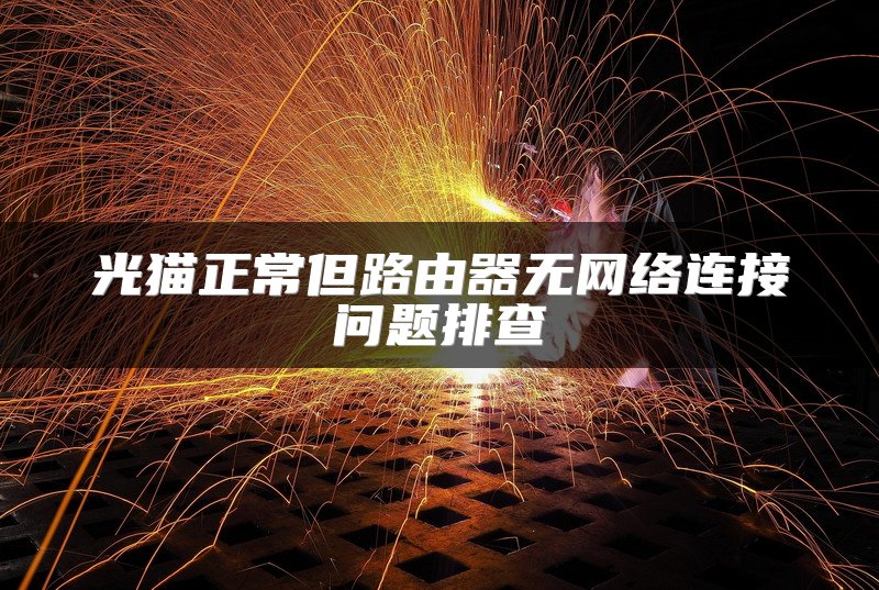 光猫正常但路由器无网络连接问题排查