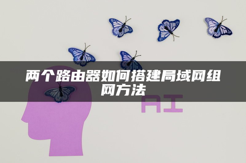 两个路由器如何搭建局域网组网方法