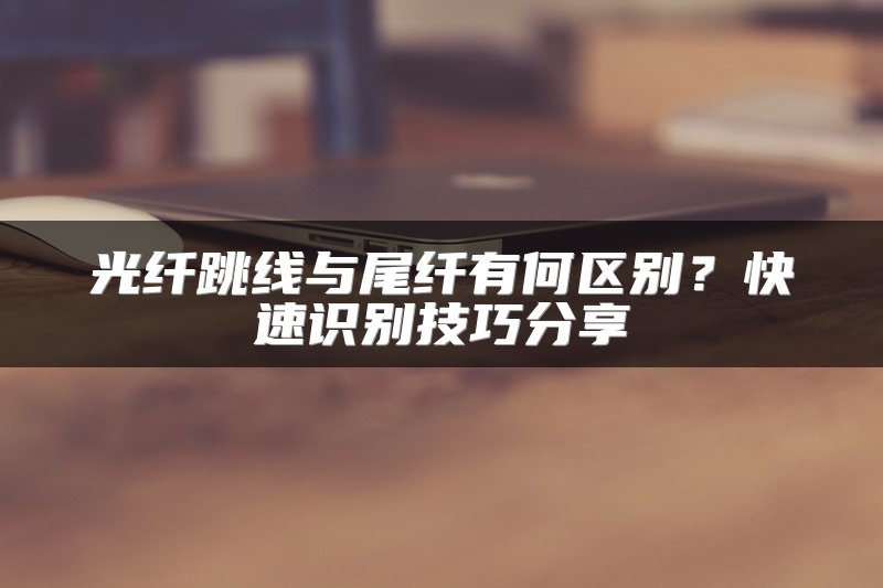光纤跳线与尾纤有何区别？快速识别技巧分享