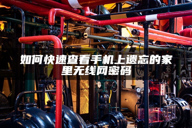 如何快速查看手机上遗忘的家里无线网密码