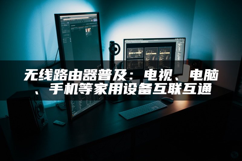无线路由器普及：电视、电脑、手机等家用设备互联互通