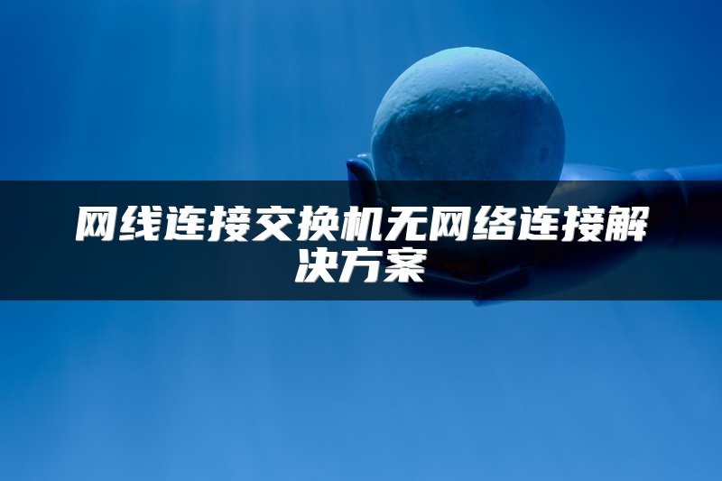 网线连接交换机无网络连接解决方案