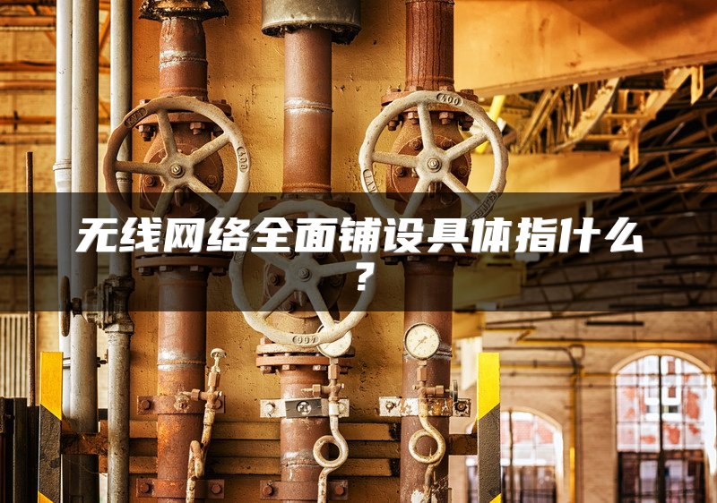无线网络全面铺设具体指什么？