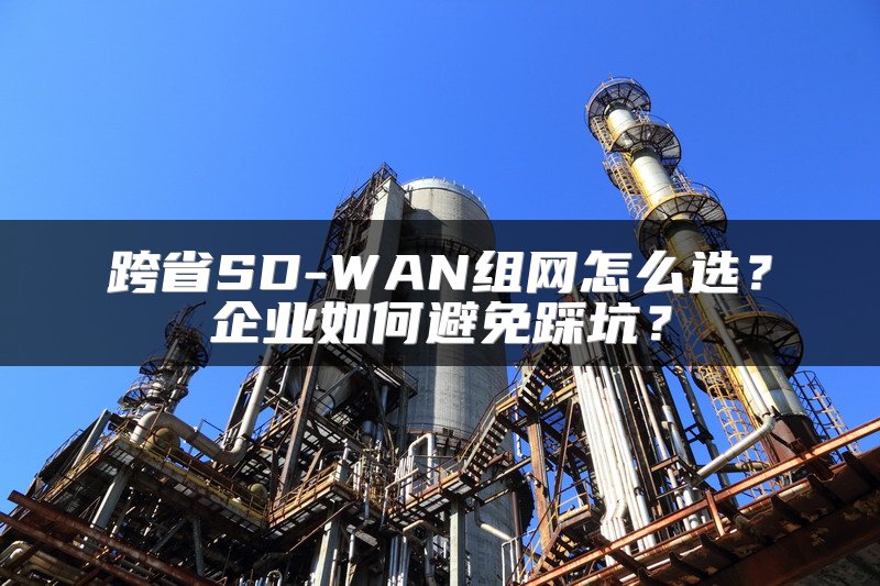 跨省SD-WAN组网怎么选？企业如何避免踩坑？