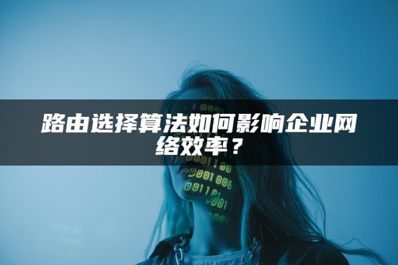 路由选择算法如何影响企业网络效率？
