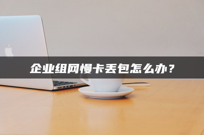 企业组网慢卡丢包怎么办？