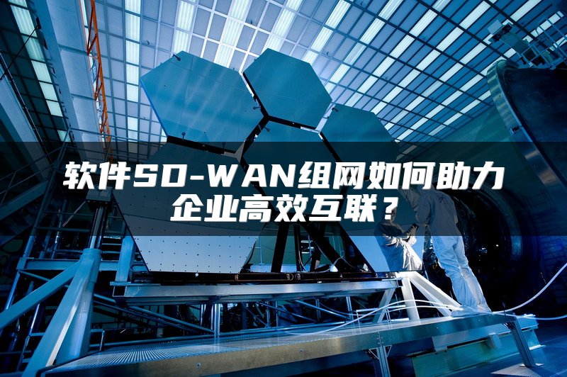 软件SD-WAN组网如何助力企业高效互联？