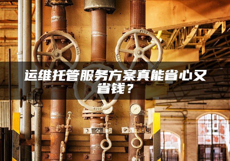 运维托管服务方案真能省心又省钱？